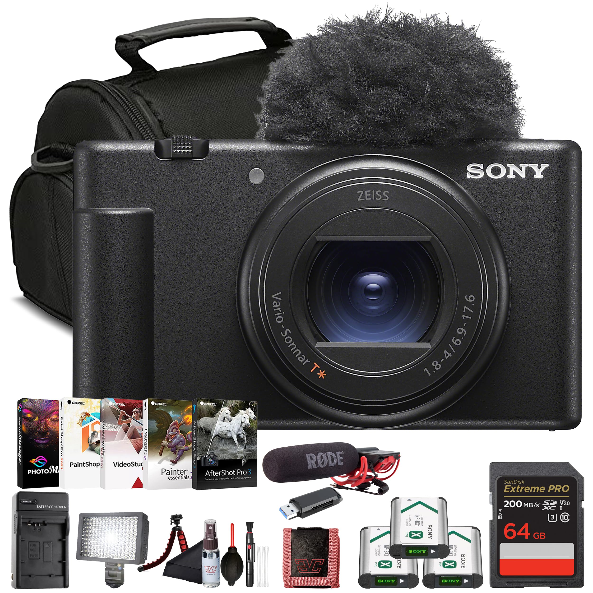 Amazon.com : Sony ZV-1 II Compact Vlogging Camera (ILCZV-1M2/B